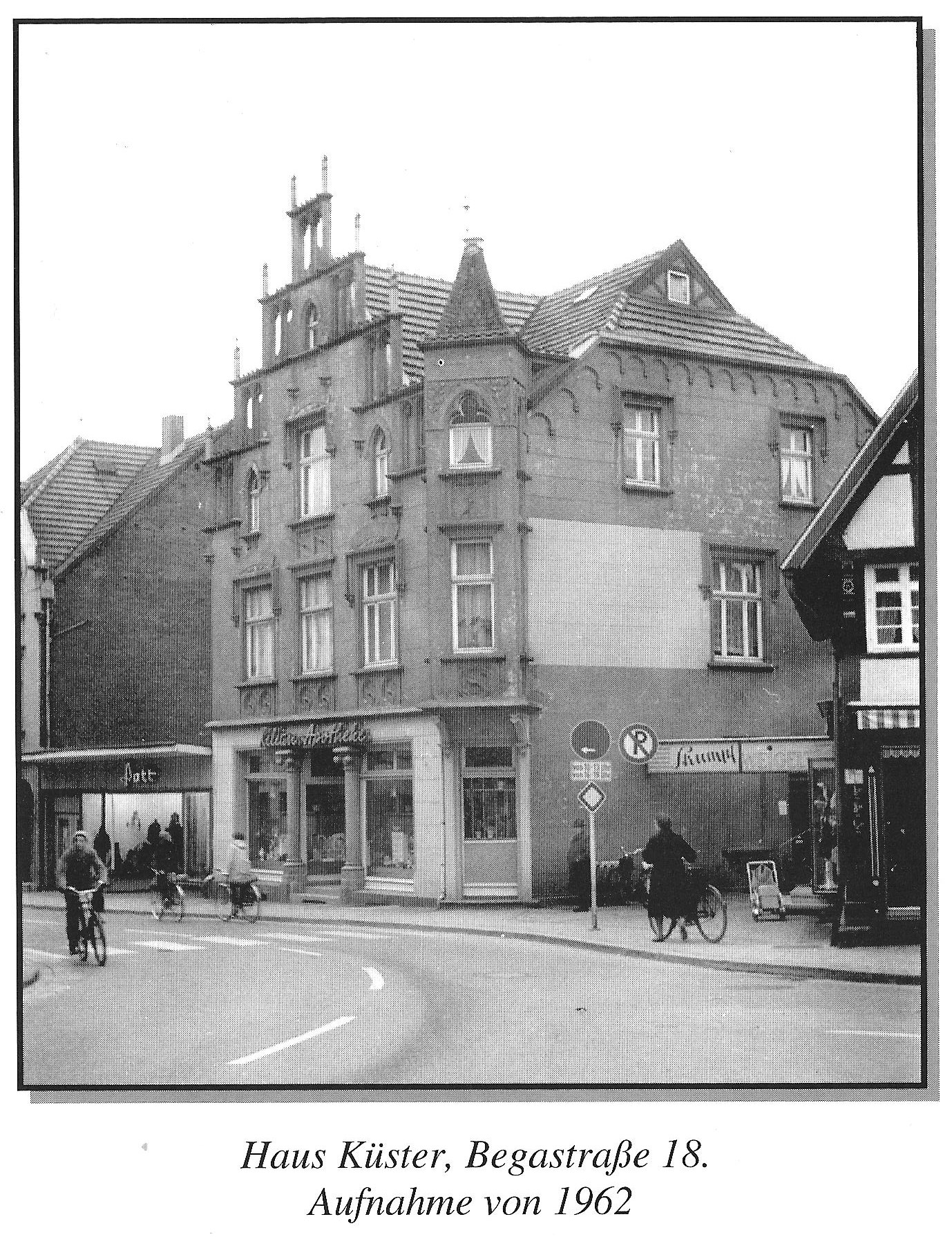 Scan Hausfoto Bega18 (Küster) um 1962 (Buch - Aus Schötmars vergangenen Tagen)