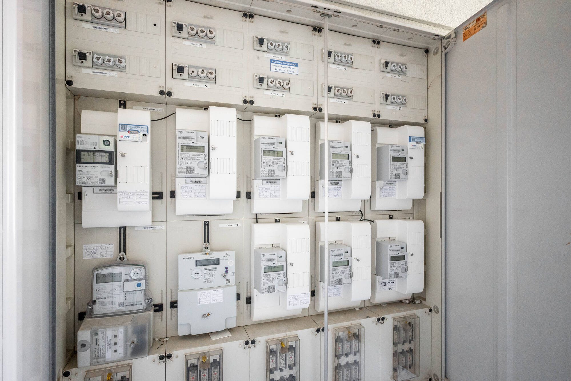 Hauptverteilung Elektro