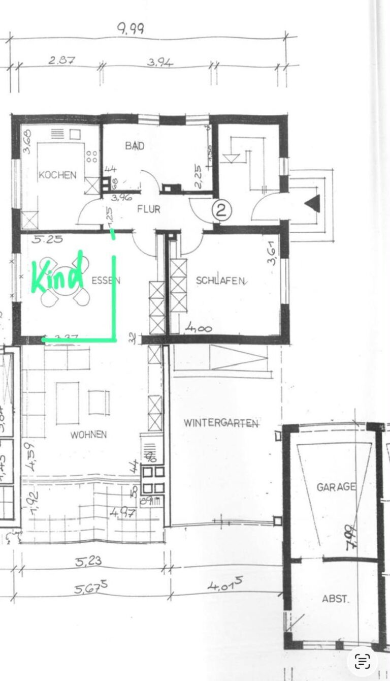 Grundriss Option 3 Zimmer